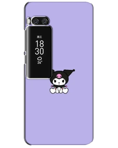 Чехол для Meizu Pro 7 Plus с картинкой «Kuromi — фиолетовый минимализм» Чехол для Meizu Pro 7 Plus с картинкой «Kuromi — фиолетовый минимализм»
