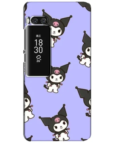 Чехол для Meizu Pro 7 Plus с картинкой «Паттерн с Kuromi» Чехол для Meizu Pro 7 Plus с картинкой «Паттерн с Kuromi»