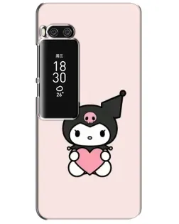 Чехол для Meizu Pro 7 Plus с картинкой «Kuromi и сердце»