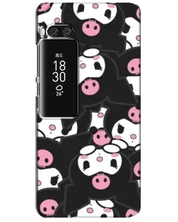 Чехол для Meizu Pro 7 Plus с картинкой «Паттерн голов Куроми»