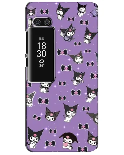 Чехол для Meizu Pro 7 Plus с картинкой «Kuromi — паттерн» Чехол для Meizu Pro 7 Plus с картинкой «Kuromi — паттерн»