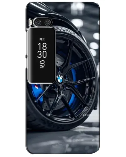 Чехол для Meizu Pro 7 Plus с картинкой «Колесо BMW вблизи»
