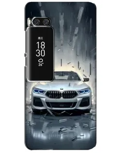 Чехол для Meizu Pro 7 Plus с картинкой «BMW в свете фар»