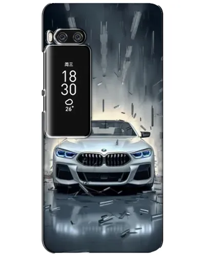 Чехол для Meizu Pro 7 Plus с картинкой «BMW в свете фар»