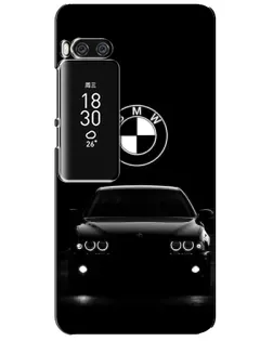 Чехол для Meizu Pro 7 Plus с картинкой «BMW — взгляд из темноты»