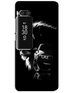 Чехол для Meizu Pro 7 Plus с картинкой «BMW и лев»
