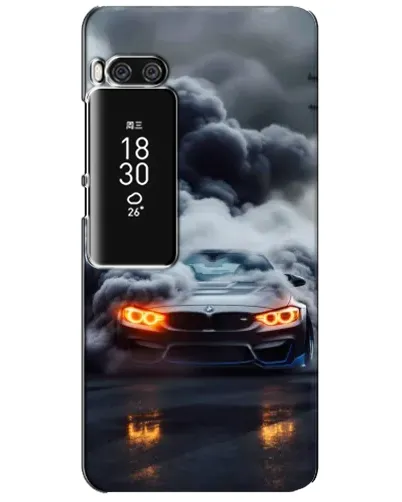 Чехол для Meizu Pro 7 Plus с картинкой «BMW в дыму»