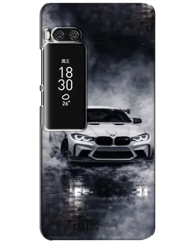 Чехол для Meizu Pro 7 Plus с картинкой «BMW сквозь туман»