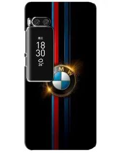 Чехол для Meizu Pro 7 Plus с картинкой «BMW M-Power неон»