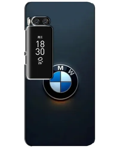 Чехол для Meizu Pro 7 Plus с картинкой «Логотип BMW — минимализм»
