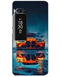 Чехол для Meizu Pro 7 Plus с картинкой «BMW — золотая эмблема»