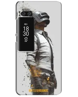 Чехол для Meizu Pro 7 Plus с картинкой «PUBG — боец в пыли»