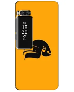 Чехол для Meizu Pro 7 Plus с картинкой «PUBG — золотой шлем»
