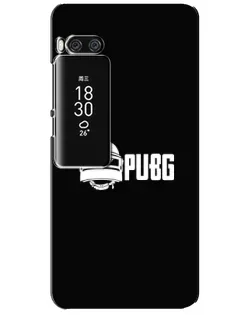 Чехол для Meizu Pro 7 Plus с картинкой «PUBG — классический лого»