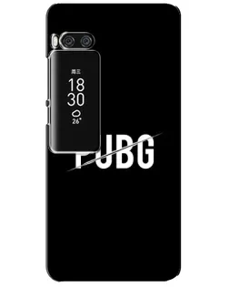 Чехол для Meizu Pro 7 Plus с картинкой «PUBG — белый логотип»