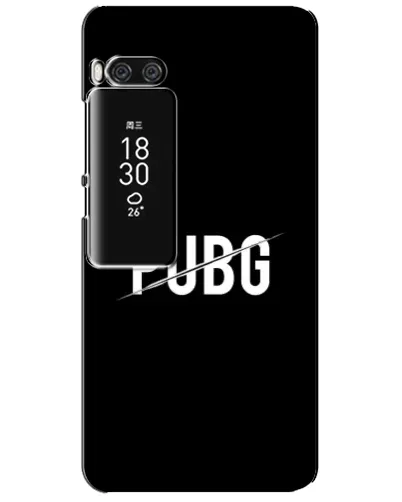 Чехол для Meizu Pro 7 Plus с картинкой «PUBG — белый логотип»