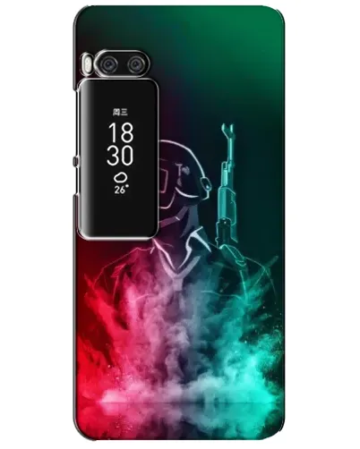 Чехол для Meizu Pro 7 Plus с картинкой «PUBG — огненный воин»
