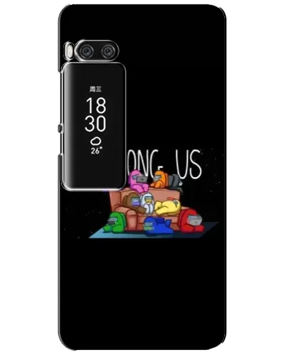 Чехол для Meizu Pro 7 Plus с картинкой «Логотип Among Us» Чехол для Meizu Pro 7 Plus с картинкой «Логотип Among Us»