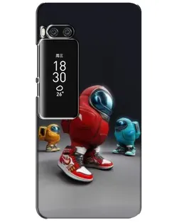 Чохол для Meizu Pro 7 Plus з картинкою «Among Us — 3D стиль»