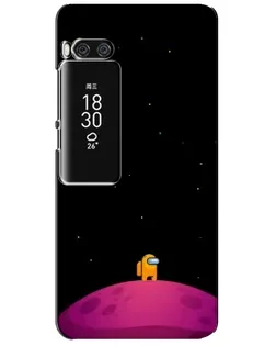 Чохол для Meizu Pro 7 Plus з картинкою «Самотній герой на планеті»