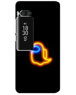 Чохол для Meizu Pro 7 Plus з картинкою «Among Us неонове сяйво»