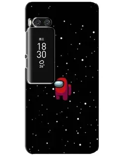 Чехол для Meizu Pro 7 Plus с картинкой «Красный Among Us»