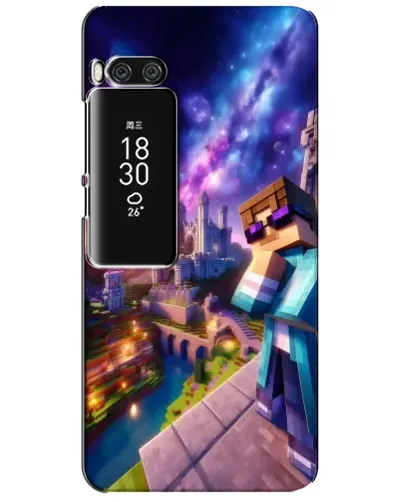 Чехол для Meizu Pro 7 Plus с картинкой «Стив и космос» Чехол для Meizu Pro 7 Plus с картинкой «Стив и космос»