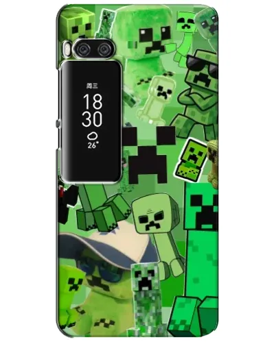 Чехол для Meizu Pro 7 Plus с картинкой «Криперы Minecraft» Чехол для Meizu Pro 7 Plus с картинкой «Криперы Minecraft»