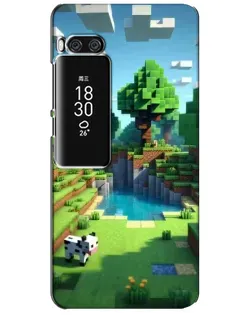 Чехол для Meizu Pro 7 Plus с картинкой «Minecraft летний день»