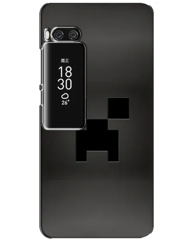 Чехол для Meizu Pro 7 Plus с картинкой «Черный крипер градиент» Чехол для Meizu Pro 7 Plus с картинкой «Черный крипер градиент»