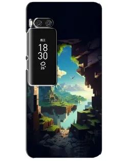 Чехол для Meizu Pro 7 Plus с картинкой «Вид из пещеры»