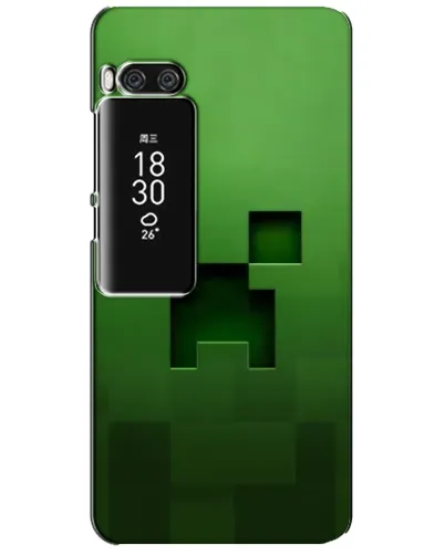 Чехол для Meizu Pro 7 Plus с картинкой «Крипер микро-дизайн» Чехол для Meizu Pro 7 Plus с картинкой «Крипер микро-дизайн»