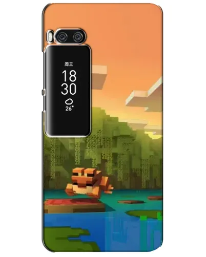 Чехол для Meizu Pro 7 Plus с картинкой «Майнкрафт закат солнца» Чехол для Meizu Pro 7 Plus с картинкой «Майнкрафт закат солнца»
