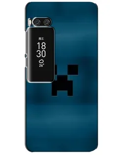 Чехол для Meizu Pro 7 Plus с картинкой «Крипер текстура»