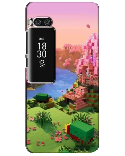 Чехол для Meizu Pro 7 Plus с картинкой «Розовое дерево Minecraft» Чехол для Meizu Pro 7 Plus с картинкой «Розовое дерево Minecraft»