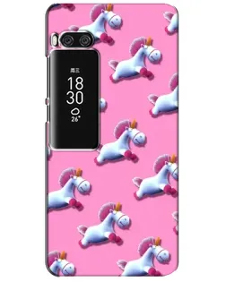 Чехол для Meizu Pro 7 Plus с картинкой «Единороги на розовом» Чехол для Meizu Pro 7 Plus с картинкой «Единороги на розовом»