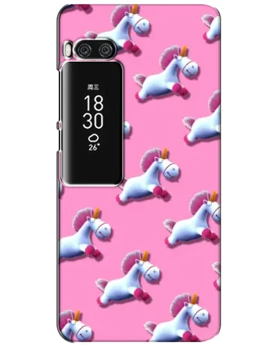 Чехол для Meizu Pro 7 Plus с картинкой «Единороги на розовом» Чехол для Meizu Pro 7 Plus с картинкой «Единороги на розовом»