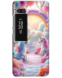 Чехол для Meizu Pro 7 Plus с картинкой «Радуга и единороги» Чехол для Meizu Pro 7 Plus с картинкой «Радуга и единороги»