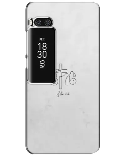 Чехол для Meizu Pro 7 Plus с картинкой «Иоанна 3:16 Крест» Чехол для Meizu Pro 7 Plus с картинкой «Иоанна 3:16 Крест»