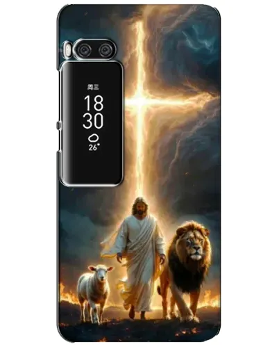Чехол для Meizu Pro 7 Plus с картинкой «Лев Иуды и Свет» Чехол для Meizu Pro 7 Plus с картинкой «Лев Иуды и Свет»