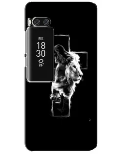 Чехол для Meizu Pro 7 Plus с картинкой «Сияющий крест Jesus»