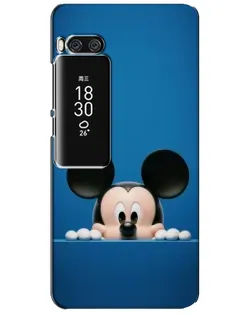 Чехол для Meizu Pro 7 Plus с картинкой «Микки выглядывает» Чехол для Meizu Pro 7 Plus с картинкой «Микки выглядывает»