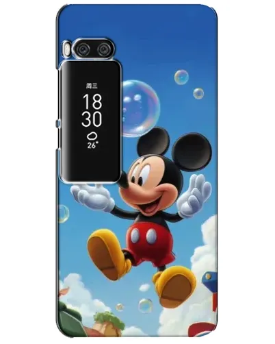 Чехол для Meizu Pro 7 Plus с картинкой «Mickey и мыльные пузыри»