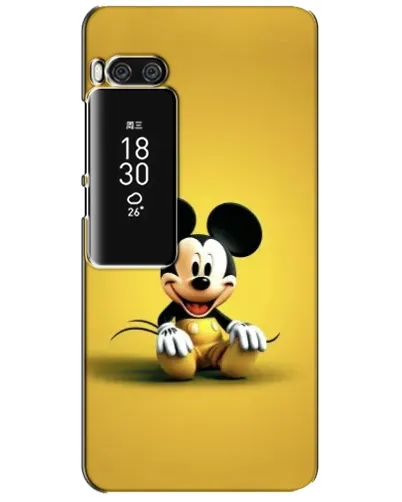 Чехол для Meizu Pro 7 Plus с картинкой «Микки на желтом»