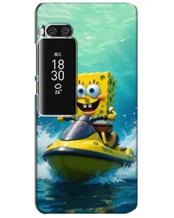 Чохол для Meizu Pro 7 Plus з картинкою «Спанч Боб на гідроциклі» Чохол для Meizu Pro 7 Plus з картинкою «Спанч Боб на гідроциклі»