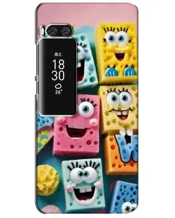 Чехол для Meizu Pro 7 Plus с картинкой «Цветные губки»