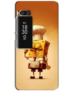 Чехол для Meizu Pro 7 Plus с картинкой «Губка Боб повар»