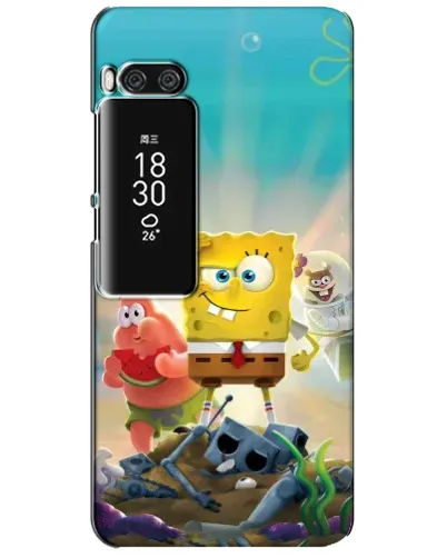 Чехол для Meizu Pro 7 Plus с картинкой «Спанч Боб победитель»