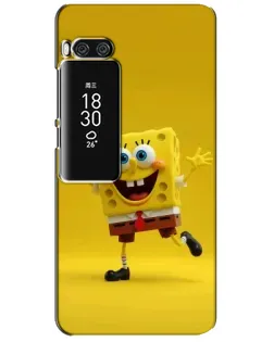 Чехол для Meizu Pro 7 Plus с картинкой «Позитивный Губка Боб»