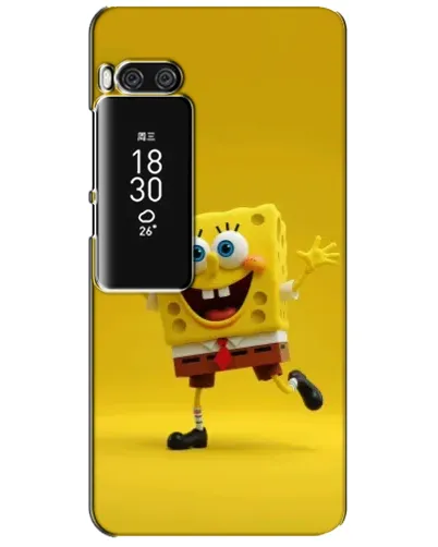 Чехол для Meizu Pro 7 Plus с картинкой «Позитивный Губка Боб»